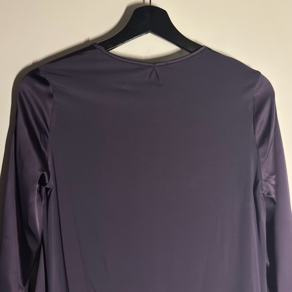 FALCONERI Crewneck Blouse in Silk Satin - Picture 5 of 6
